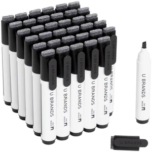 Dry Erase Markers Chisel Tip Set, 36 Pack, Black, Whiteboard Pens with Chisel Point and Built In Eraser Caps, Low Odor Ink, Dry Erase Markers For Classroom, Office, Or Home Dry Erase Markers Chisel Tip Set, 36 Pack, Black, Whiteboard Pens with Chisel Point and Built In Eraser Caps, Low Odor Ink, Dry Erase Markers For Classroom, Office, Or Home