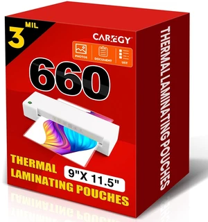 Thermal Laminating Pouches,660 Pack Laminating Sheets, 3 Mil 9 x 11.5 Inches Lamination Sheet Paper for Laminator, Round Corner Letter Size, Office and School Supplies Thermal Laminating Pouches,660 Pack Laminating Sheets, 3 Mil 9 x 11.5 Inches Lamination Sheet Paper for Laminator, Round Corner Letter Size, Office and School Supplies