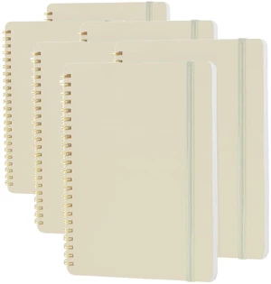Spiral Notebook For Women & Men, 2PCS Spiral Journal Notebooks, 5.9 x 8.3 College Ruled Notebook For Work Notes, Journal Writing, And Daily Life Entries (Beige) (Pack of 3) Spiral Notebook For Women & Men, 2PCS Spiral Journal Notebooks, 5.9 x 8.3 College Ruled Notebook For Work Notes, Journal Writing, And Daily Life Entries (Beige) (Pack of 3)