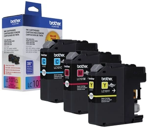 Genuine Standard Yield Color Ink Cartridges, LC1013PKS, 3-Pack, Cyan, Magenta, Yellow, 300 Pages/Cartridge Genuine Standard Yield Color Ink Cartridges, LC1013PKS, 3-Pack, Cyan, Magenta, Yellow, 300 Pages/Cartridge
