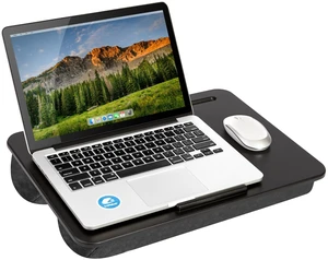 The Original Lap Desk Black, Fits 17" Laptops Microbead Cushion, Device Ledge, Built-In Pencil Tray, Carry Handle The Original Lap Desk Black, Fits 17" Laptops Microbead Cushion, Device Ledge, Built-In Pencil Tray, Carry Handle