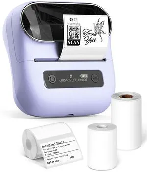 Label Maker, Bluetooth Thermal Printer for Barcode, Address, Home, Mailing, Small Business,Clothing, Portable Label Maker Machine with 3 Label Label Maker, Bluetooth Thermal Printer for Barcode, Address, Home, Mailing, Small Business,Clothing, Portable Label Maker Machine with 3 Label