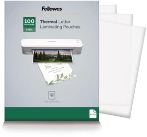 Thermal Clear Laminating Pouches, Letter Size Sheets, 5 Mil, 100pk Premium Protection, Dry-Erase Friendly, Perfect for Classroom School Supplies & Projects, For Use with All Thermal Laminators Thermal Clear Laminating Pouches, Letter Size Sheets, 5 Mil, 100pk Premium Protection, Dry-Erase Friendly, Perfect for Classroom School Supplies & Projects, For Use with All Thermal Laminators