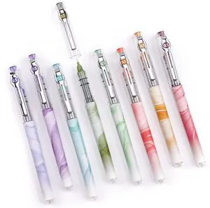 Liquid Ink Rollerball Pens: Multi Colored 0.5mm Extra Fine Point Tip Rolling Roller Ball Pen 8ct Assorted Colors for Journaling Smooth Writing Note Taking No Bleed & Smudge & Smear Liquid Ink Rollerball Pens: Multi Colored 0.5mm Extra Fine Point Tip Rolling Roller Ball Pen 8ct Assorted Colors for Journaling Smooth Writing Note Taking No Bleed & Smudge & Smear