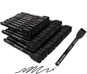 Black Dry Erase Markers, 36 Count, Fine Tip Magnetic, Thin Markers with Eraser, Low Odor, For Calendar Boards Black Dry Erase Markers, 36 Count, Fine Tip Magnetic, Thin Markers with Eraser, Low Odor, For Calendar Boards