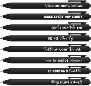 80 Pcs Motivational Pens Christian Ballpoint Pens Inspirational Quotes Writing Tool Small Retractable Tiny Black Ink Religious Gifts for Women Men Office School(Black) 80 Pcs Motivational Pens Christian Ballpoint Pens Inspirational Quotes Writing Tool Small Retractable Tiny Black Ink Religious Gifts for Women Men Office School(Black)