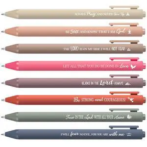 80 Pcs Bible Verse Pens Christian Ballpoint Pens Inspirational Quotes Writing Tool Small Retractable Tiny Black Ink Religious Gifts for Women Men Office School (Light Color) 80 Pcs Bible Verse Pens Christian Ballpoint Pens Inspirational Quotes Writing Tool Small Retractable Tiny Black Ink Religious Gifts for Women Men Office School (Light Color)