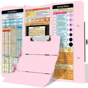 Nursing Clipboard Foldable Clipboard Medical: Edition Cheat Sheets Aluminum 3 Layers Foldable Clipboards Nursing Pocket Size Profile Clip Nurse Clipboards Notepad for Nurses Students and Doctors Nursing Clipboard Foldable Clipboard Medical: Edition Cheat Sheets Aluminum 3 Layers Foldable Clipboards Nursing Pocket Size Profile Clip Nurse Clipboards Notepad for Nurses Students and Doctors