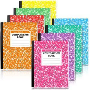 Composition Notebook, 8 Pack 8 Pastel Colors Wide Ruled Composition Books Bulk, Marble Cover Notepad Lined Cute Journal Notebooks for School Supplies Notes Taking Writing, 9.75 X 7.5 in Composition Notebook, 8 Pack 8 Pastel Colors Wide Ruled Composition Books Bulk, Marble Cover Notepad Lined Cute Journal Notebooks for School Supplies Notes Taking Writing, 9.75 X 7.5 in