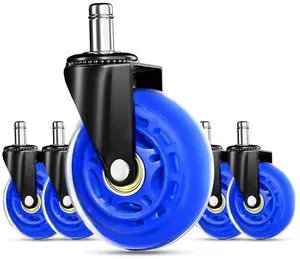 Gaming Chair Wheels - Heavy-Duty Office Chair Wheels - Replacement Rubber Casters- Universal Fit 3 Inch Chair Casters, Noise Free, Fits 98% Chair, for All Floor Gaming Chair Wheels - Heavy-Duty Office Chair Wheels - Replacement Rubber Casters- Universal Fit 3 Inch Chair Casters, Noise Free, Fits 98% Chair, for All Floor