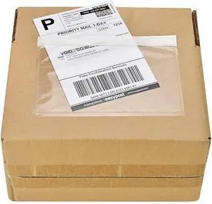7.5" x 5.5" Clear Adhesive Top Loading Packing List/Shipping Label Envelopes (500 Pack) 7.5" x 5.5" Clear Adhesive Top Loading Packing List/Shipping Label Envelopes (500 Pack)