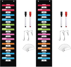 12 Pockets File Storage Pocket Chart with 12 Nametag Pockets,Hanging Wall File Organizer for Classroom and Office, Organize Your Assignments, Files, Scrapbooks, Paper (Black) (Pack of 2) 12 Pockets File Storage Pocket Chart with 12 Nametag Pockets,Hanging Wall File Organizer for Classroom and Office, Organize Your Assignments, Files, Scrapbooks, Paper (Black) (Pack of 2)