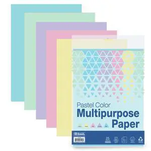 Pastel Color Multipurpose Paper, 8.5 x 11 in, 25 Ct, 24-Box 25-sheet pack of pastel color multipurpose paper, Printing flyers, Notices, Craft pages, Bulk pack Pastel Color Multipurpose Paper, 8.5 x 11 in, 25 Ct, 24-Box 25-sheet pack of pastel color multipurpose paper, Printing flyers, Notices, Craft pages, Bulk pack