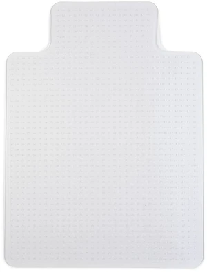Office Chair Mat, Clear, 48x36 Inch, Medium-Pile Carpet, with Lip Extended under-desk coverage and smooth glide for carpeted office floors Office Chair Mat, Clear, 48x36 Inch, Medium-Pile Carpet, with Lip Extended under-desk coverage and smooth glide for carpeted office floors
