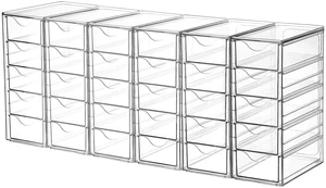 Acrylic Desk Organizer with 30 Drawers for Office, Makeup, Crafts Clear Storage Drawers for Office Supplies, Desktop Organization for Makeup, Jewelry, Art Crafts, Bead, Pen, Stationary Acrylic Desk Organizer with 30 Drawers for Office, Makeup, Crafts Clear Storage Drawers for Office Supplies, Desktop Organization for Makeup, Jewelry, Art Crafts, Bead, Pen, Stationary