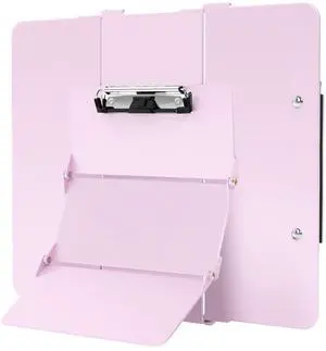 Nursing Clipboard Foldable Without Edition Cheat Charts, 3 Layers Aluminum, Nurse Board w/Low Profile Clip&Pen Clip Pocket, Baby Pink Nursing Clipboard Foldable Without Edition Cheat Charts, 3 Layers Aluminum, Nurse Board w/Low Profile Clip&Pen Clip Pocket, Baby Pink