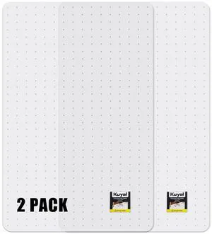Office Chair Mat for Carpet, Set of 2, Heavy Duty Computer Chair Mat 32''x48'', Under Desk Protector Carpeted Clear Floors Mat, Easy Chair Movement,Ship Flat Office Chair Mat for Carpet, Set of 2, Heavy Duty Computer Chair Mat 32''x48'', Under Desk Protector Carpeted Clear Floors Mat, Easy Chair Movement,Ship Flat