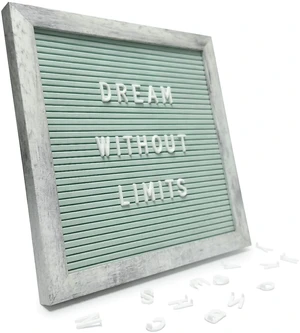 Rustic Turquoise Felt Letter Board 10x10 Inch, 336 Letters with Stand Changeable message board with stand and wall mount for home displays, creative workspaces and small spaces Rustic Turquoise Felt Letter Board 10x10 Inch, 336 Letters with Stand Changeable message board with stand and wall mount for home displays, creative workspaces and small spaces