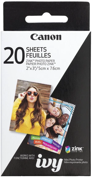 IVY ZINK 2" x 3" Photo Sticker Paper 20 sheets Pack IVY ZINK 2" x 3" Photo Sticker Paper 20 sheets Pack