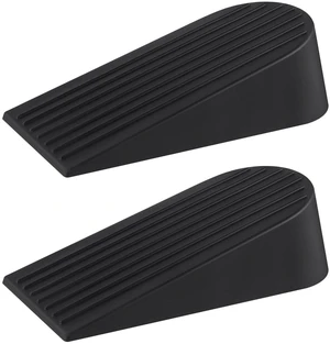 Big Door Stoppers for Bottom of Door on Floor, Premium Big Rubber Door Stop Wedge, Floor Sturdy Stackable Door Stops for Carpet Heavy Duty Door, Door Gaps (Big 2 Pack, Black) Big Door Stoppers for Bottom of Door on Floor, Premium Big Rubber Door Stop Wedge, Floor Sturdy Stackable Door Stops for Carpet Heavy Duty Door, Door Gaps (Big 2 Pack, Black)