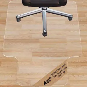 Office Chair Mat for Hardwood, Heavy Duty, 36x48 Clear Lip Easy Glide Slip Resistant Mats Under Desk, Hardwood Floor Protector for Work and Gaming Rolling Chairs, Computer Accessories Office Chair Mat for Hardwood, Heavy Duty, 36x48 Clear Lip Easy Glide Slip Resistant Mats Under Desk, Hardwood Floor Protector for Work and Gaming Rolling Chairs, Computer Accessories