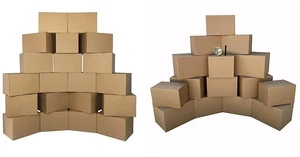 Moving Boxes Bundle of 18"x14"x12" (Medium Boxes - Pack of 20) & Moving Boxes - Small/Medium Kit (Moving Box Kit (15 Pack)) Moving Boxes Bundle of 18"x14"x12" (Medium Boxes - Pack of 20) & Moving Boxes - Small/Medium Kit (Moving Box Kit (15 Pack))