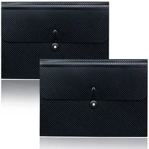 2Pcs 13 Pockets Accordion File Organizer Expanding File Folders Accordion File Holder with Elastic Buckles Closure, A4 Paper Document Organizer for Home School Office 2Pcs 13 Pockets Accordion File Organizer Expanding File Folders Accordion File Holder with Elastic Buckles Closure, A4 Paper Document Organizer for Home School Office