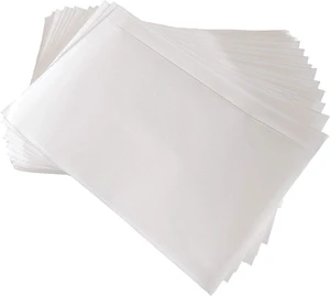 (240 Pack) Clear 9.5'' x 6.7'' Packing List Envelopes, Adhesive Shipping Label Pouches/Sleeves, Easily Fits Half of Letter-Size Paper (240 Pack) Clear 9.5'' x 6.7'' Packing List Envelopes, Adhesive Shipping Label Pouches/Sleeves, Easily Fits Half of Letter-Size Paper