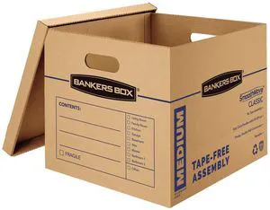 10-Pack Medium Classic Moving Boxes with Reinforced Handles Make packing faster with medium moving boxes that balance capacity, strength, and easy carrying 10-Pack Medium Classic Moving Boxes with Reinforced Handles Make packing faster with medium moving boxes that balance capacity, strength, and easy carrying