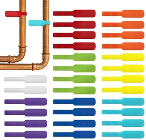 Cable Labels Large, Multi-Color (30-Pack) - Colorful Labels for Basement and Office Organizing Cable Labels Large, Multi-Color (30-Pack) - Colorful Labels for Basement and Office Organizing