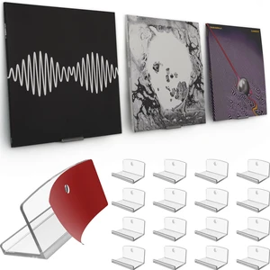 Adhesive Vinyl Wall Mount (16-Pack) Strong Hold Record Holder Wall, Record-Safe Easy Installation, Album Wall Mount for 1LP and 2LP Clear Adhesive Vinyl Wall Mount (16-Pack) Strong Hold Record Holder Wall, Record-Safe Easy Installation, Album Wall Mount for 1LP and 2LP Clear