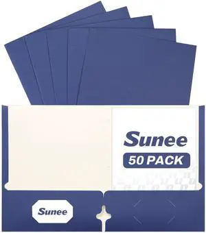 Folders with Pockets 3 Hole Punched(50 Pack, Dark Blue), 2 Pocket Folders Fit Letter Size Paper, Paper File Folder for School Office Home Bussiness Folders with Pockets 3 Hole Punched(50 Pack, Dark Blue), 2 Pocket Folders Fit Letter Size Paper, Paper File Folder for School Office Home Bussiness