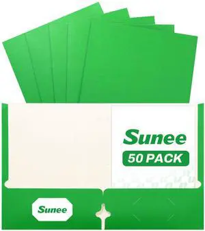 Folders with Pockets 3 Hole Punched(50 Pack, Green), 2 Pocket Folders Fit Letter Size Paper, Paper File Folder for School Office Home Business Folders with Pockets 3 Hole Punched(50 Pack, Green), 2 Pocket Folders Fit Letter Size Paper, Paper File Folder for School Office Home Business