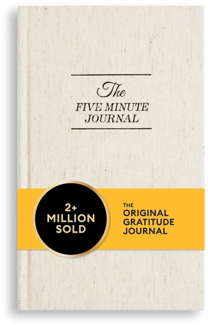 The Five Minute Journal - Original Daily Gratitude Journal for Women & Men - Mindfulness, Happiness & Daily Reflection - Undated Planner - Affirmation Journal - Gifts for Women The Five Minute Journal - Original Daily Gratitude Journal for Women & Men - Mindfulness, Happiness & Daily Reflection - Undated Planner - Affirmation Journal - Gifts for Women