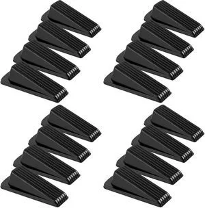 16 Pack Door Stoppers, Rubber for Bottom of Door, Rubber Door Stopper Wedge, Sturdy Stackable Door Stops for Floor 16 Pack Door Stoppers, Rubber for Bottom of Door, Rubber Door Stopper Wedge, Sturdy Stackable Door Stops for Floor