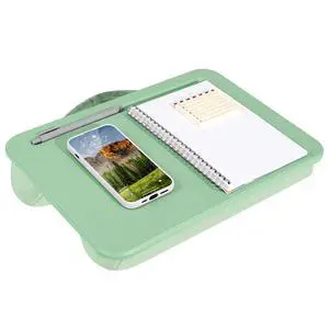 Compact Lap Desk Sage Green, Fits 14" Laptops Microbead Cushion, Built-In Pencil Slot, Carry Handle, Fits Standard Letter-Size Paper (8.5" × 11") Compact Lap Desk Sage Green, Fits 14" Laptops Microbead Cushion, Built-In Pencil Slot, Carry Handle, Fits Standard Letter-Size Paper (8.5" × 11")