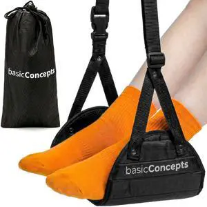 Airplane Foot Hammock for Plane Travel Essentials - Airplane Travel Essentials, Long Flight Foot Rest - Plane Gadgets Airplane Foot Hammock for Plane Travel Essentials - Airplane Travel Essentials, Long Flight Foot Rest - Plane Gadgets