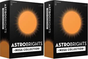 Mega Collection,Colored Paper,Bright Orange,625 Sheets,24 lb/89 gsm,8.5" x 11" - MORE SHEETS! (91619),(Pack of 2) Mega Collection,Colored Paper,Bright Orange,625 Sheets,24 lb/89 gsm,8.5" x 11" - MORE SHEETS! (91619),(Pack of 2)