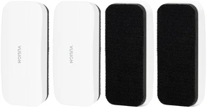 Dry Erase Eraser, Magnetic White Board Eraser- 4 Pack, White Strong Magnet & Ergonomic Design Dry Eraser for Glass Board, Calendar Board, Office, Home, School Dry Erase Eraser, Magnetic White Board Eraser- 4 Pack, White Strong Magnet & Ergonomic Design Dry Eraser for Glass Board, Calendar Board, Office, Home, School