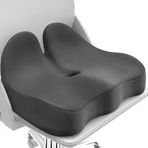 Extra Large Seat Cushion, Sciatica Support for Office Chair, Grey Ergonomic Office Chair Cushion for Hip & Tailbone Pain Relief, Memory Foam Cushion for Car, Long Trip, Desk Chair, Lab Extra Large Seat Cushion, Sciatica Support for Office Chair, Grey Ergonomic Office Chair Cushion for Hip & Tailbone Pain Relief, Memory Foam Cushion for Car, Long Trip, Desk Chair, Lab