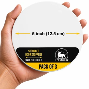 ® Door Stoppers - X Large 5" (3 Pack) - Strong Adhesive Backing Quiet & Shock Absorbing Silicone Door Stoppers for Walls - Door Knob Wall Protector - Door Stop Bumper - Prevent Wall Damage ® Door Stoppers - X Large 5" (3 Pack) - Strong Adhesive Backing Quiet & Shock Absorbing Silicone Door Stoppers for Walls - Door Knob Wall Protector - Door Stop Bumper - Prevent Wall Damage