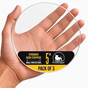 ® Door Stoppers - X Large 5" (3 Pack) - Strong Adhesive Backing Quiet & Shock Absorbing Silicone Door Stoppers for Walls - Door Knob Wall Protector - Door Stop Bumper - Prevent Wall Damage ® Door Stoppers - X Large 5" (3 Pack) - Strong Adhesive Backing Quiet & Shock Absorbing Silicone Door Stoppers for Walls - Door Knob Wall Protector - Door Stop Bumper - Prevent Wall Damage