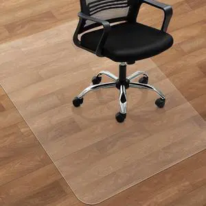 Office Chair Mat for Hard Floors - 45''×53'',Heavy Duty Clear Wood/Tile Floor Protector PVC Transparent Office Chair Mat for Hard Floors - 45''×53'',Heavy Duty Clear Wood/Tile Floor Protector PVC Transparent
