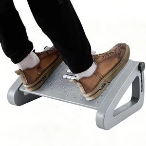 Foot Rest, Six Heights Adjustable Foot Rest Under Desk at Work Ergonomic Foots Stool for Under Office Desks, Under Desk Footrest with Foot Massage Roller, Chair Footrest - Gray Foot Rest, Six Heights Adjustable Foot Rest Under Desk at Work Ergonomic Foots Stool for Under Office Desks, Under Desk Footrest with Foot Massage Roller, Chair Footrest - Gray