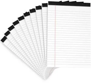 10 Pack Legal Pads Writing Pad 5x8 Inch Lined Writing Note Pads 5x8 Notepad Notepads 5x8 Narrow Ruled Writing Pads 5x8 White Small Legal Pad 30 Sheets To Do Notepad Paper for School, College, Office 10 Pack Legal Pads Writing Pad 5x8 Inch Lined Writing Note Pads 5x8 Notepad Notepads 5x8 Narrow Ruled Writing Pads 5x8 White Small Legal Pad 30 Sheets To Do Notepad Paper for School, College, Office