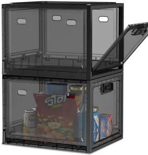 Medicine Lock Box for Safe Medication, 10L Lockable Storage Box for Fridge/Snacks Food, Phone Lock Boxes with Combination Code for Home/Dorms/Office Storage (2, Black) Medicine Lock Box for Safe Medication, 10L Lockable Storage Box for Fridge/Snacks Food, Phone Lock Boxes with Combination Code for Home/Dorms/Office Storage (2, Black)
