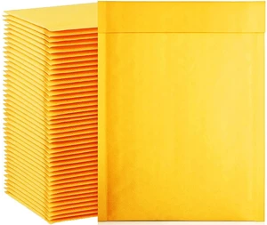 Kraft Bubble Mailers 6x10 Inch 100 Pcs,Small Self-Sealing Mail Shipping Bags,Yellow Padded Envelopes #0 Kraft Bubble Mailers 6x10 Inch 100 Pcs,Small Self-Sealing Mail Shipping Bags,Yellow Padded Envelopes #0