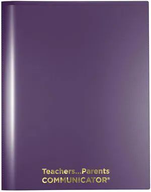 Folder® English Communicator, Parent-Teacher Folder, Patented Tear-Resistant, Flexible Plastic, 2 Inside Pockets, 2 Exterior Sleeves, Letter Size Paper, Single Color (24 Pack)(Metallic Violet) Folder® English Communicator, Parent-Teacher Folder, Patented Tear-Resistant, Flexible Plastic, 2 Inside Pockets, 2 Exterior Sleeves, Letter Size Paper, Single Color (24 Pack)(Metallic Violet)