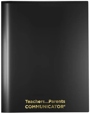 ® English Communicator, Parent-Teacher Folder, Patented Tear-Resistant Flexible Plastic 2 Inside Pockets, 2 Exterior Sleeves, Letter Size Paper, Single Color(24 Pack) (Black) ® English Communicator, Parent-Teacher Folder, Patented Tear-Resistant Flexible Plastic 2 Inside Pockets, 2 Exterior Sleeves, Letter Size Paper, Single Color(24 Pack) (Black)