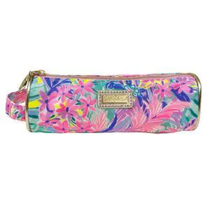 Cute Zipper Pouch, It Was All A Dream Colorful Pencil Case with Zip Closure for Office Supplies, Small Slim Travel Bag with Carrying Loop Handle and Gold Details Cute Zipper Pouch, It Was All A Dream Colorful Pencil Case with Zip Closure for Office Supplies, Small Slim Travel Bag with Carrying Loop Handle and Gold Details